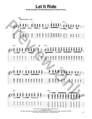 Let It Ride Guitar and Fretted sheet music cover